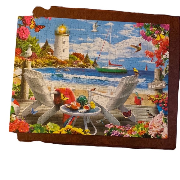 Complete Coastal Escape 300 piece EZ Grip jigsaw puzzle by Memory Lane - Picture 3 of 8